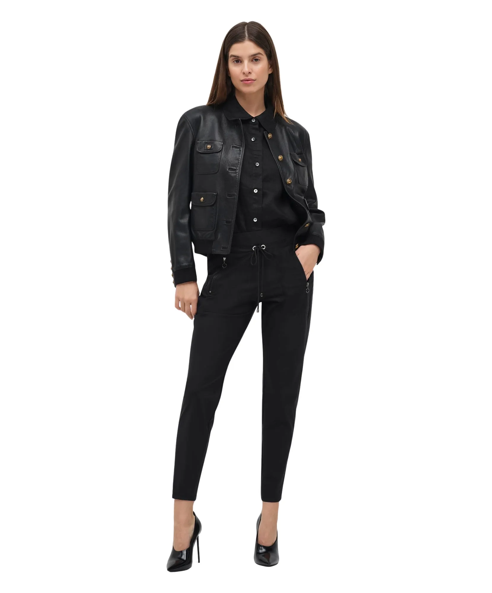 MAC Easy Active Hose in schwarz mit verkürzter Länge