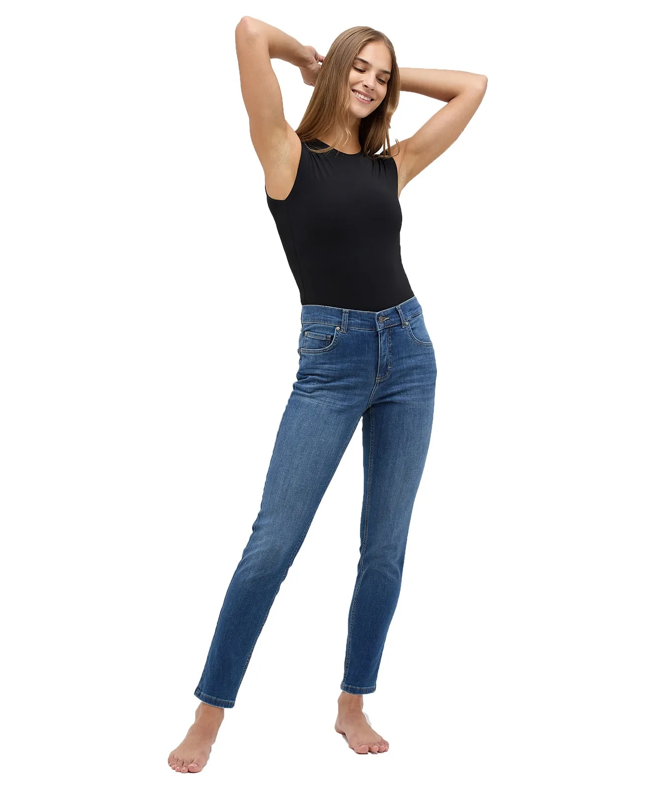 Angels Skinny Jeans Skinny in Mid Blue Used