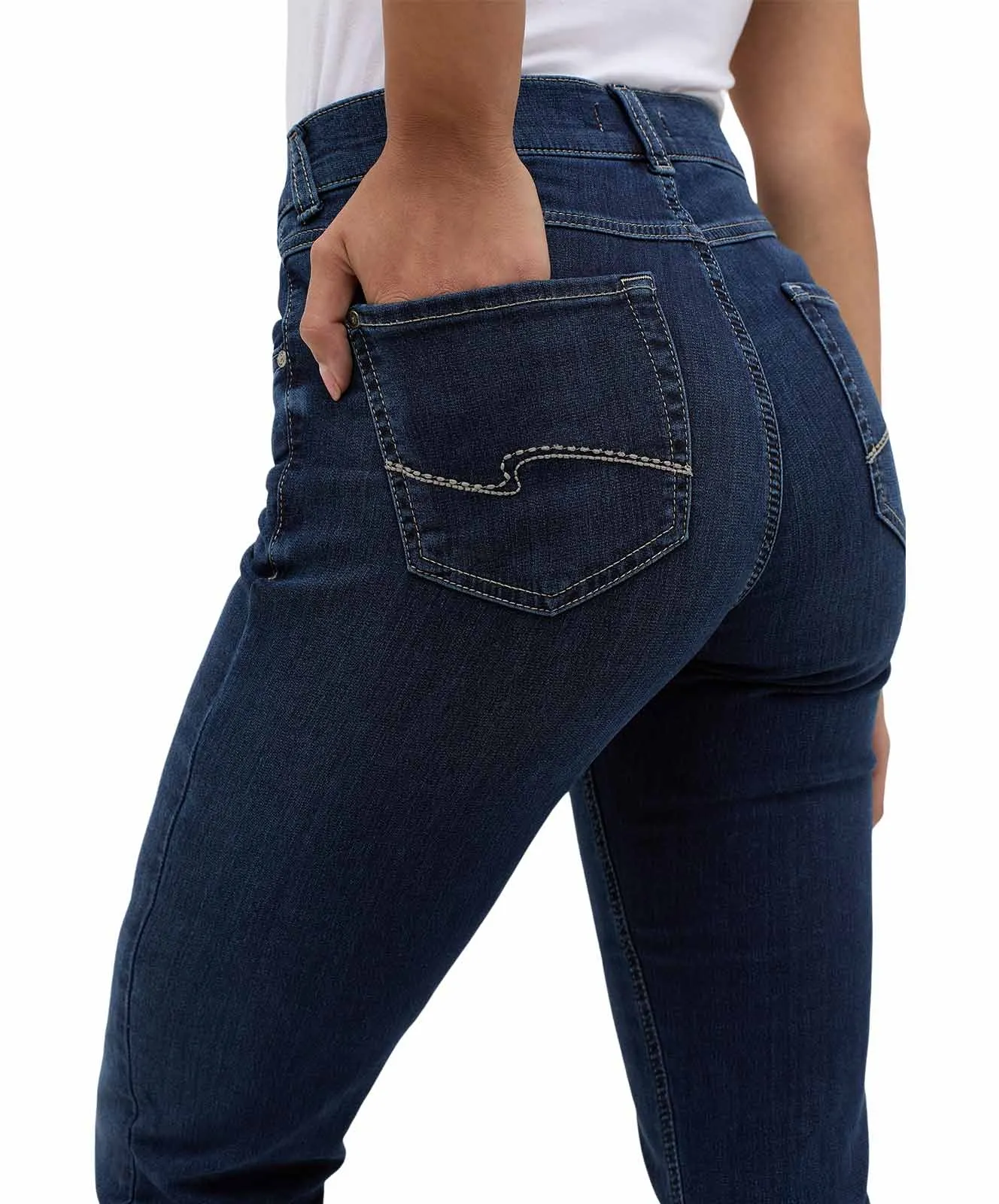 Angels Straight Jeans Cici in Night Blue Used