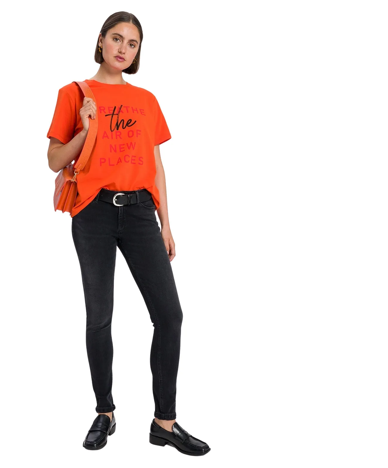 Cross High Waisted Jeans Alan in Anthrazite