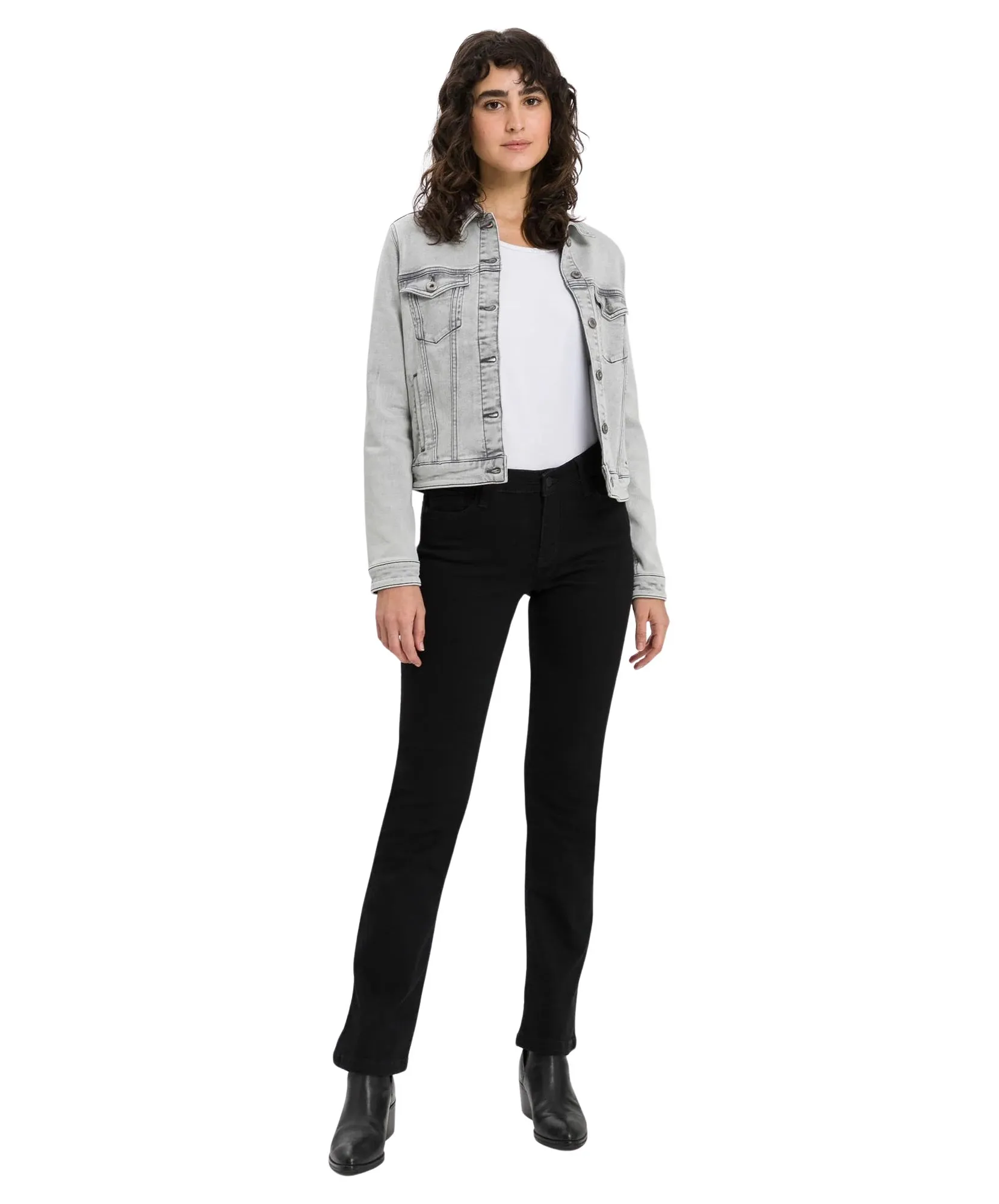 Cross Bootcut Jeans Lauren in Black