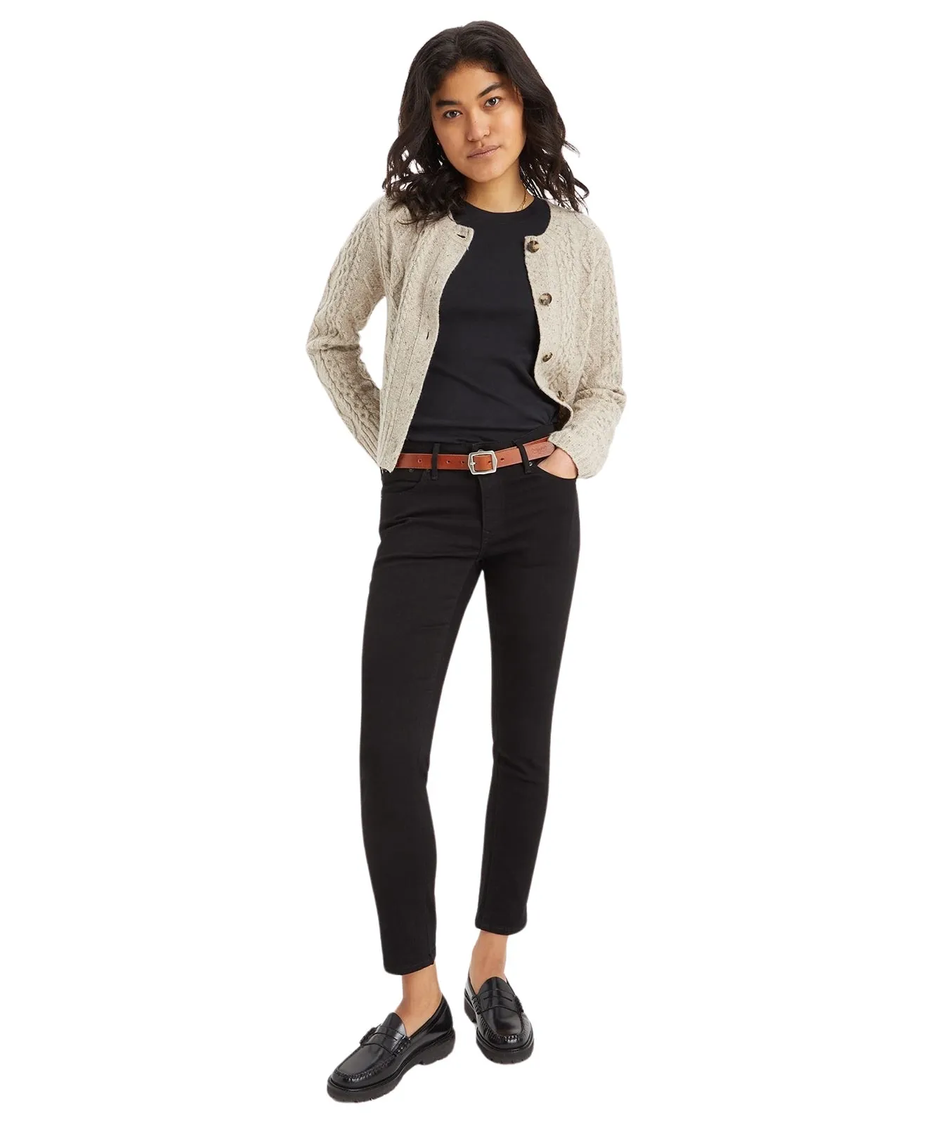 Levis Slim Fit Jeans 712 Slim in Midnight Gaz