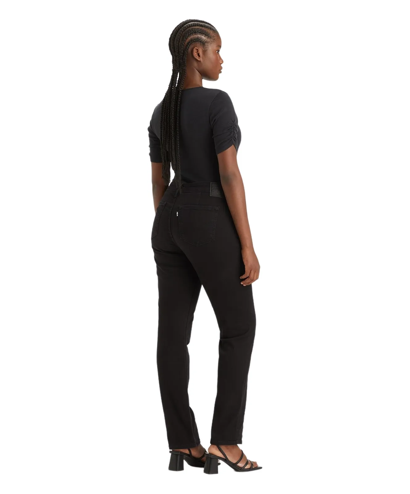 Levis Slim Fit Jeans 712 Slim in Night Is Black