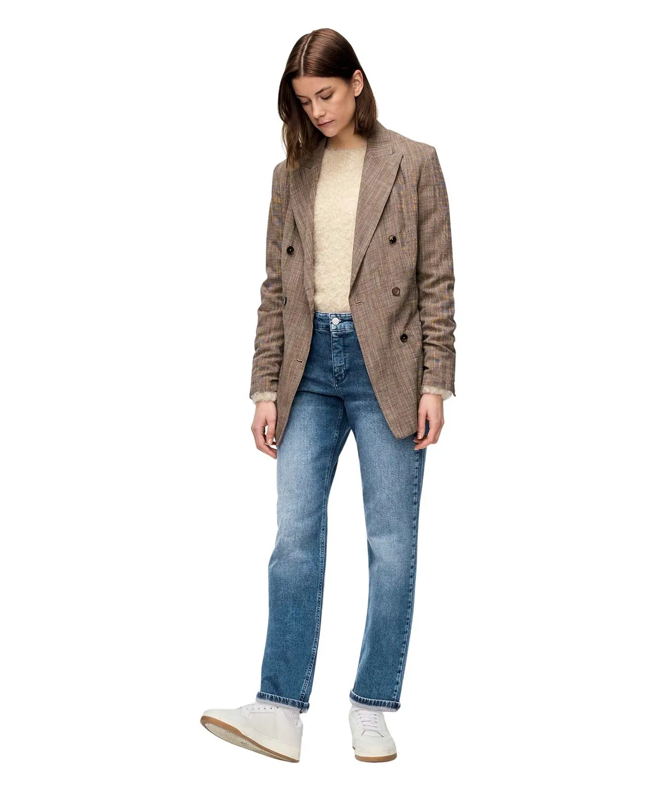 MAC Straight Jeans Straight in Mid Blue Random