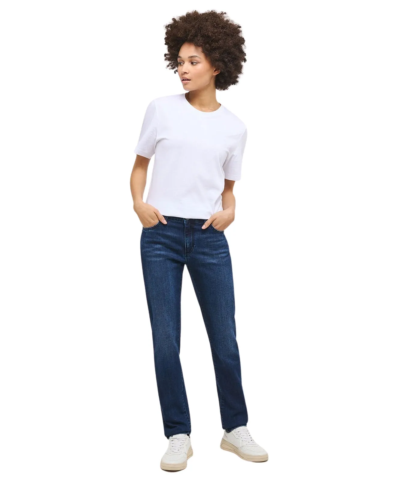 Mustang Slim Fit Jeans Crosby Relaxed Slim in Dunkelblaue Waschung