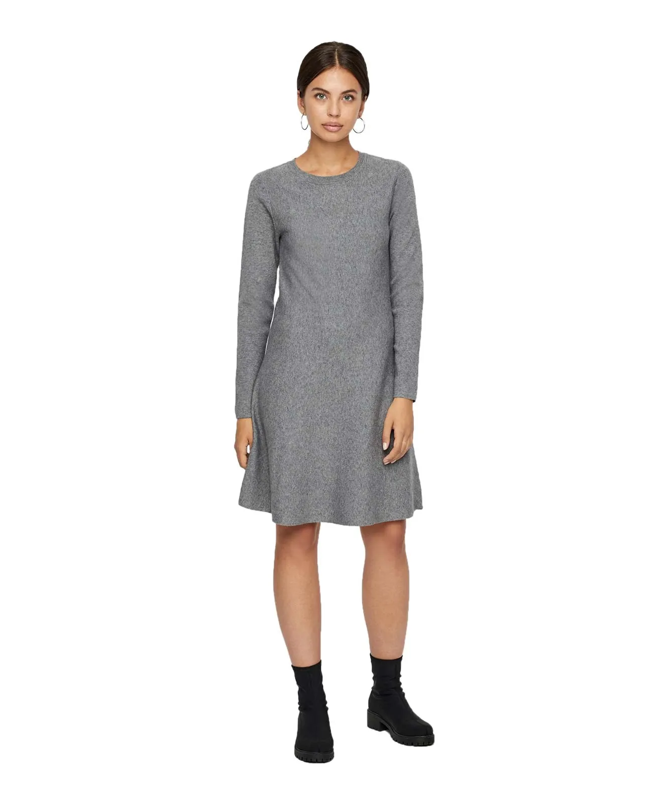 Vero Moda Kleid mit Kurzform in Grau