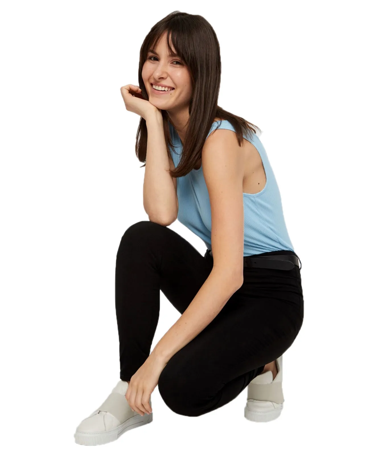 Pieces Jeggings High Skin Jeggings in Black