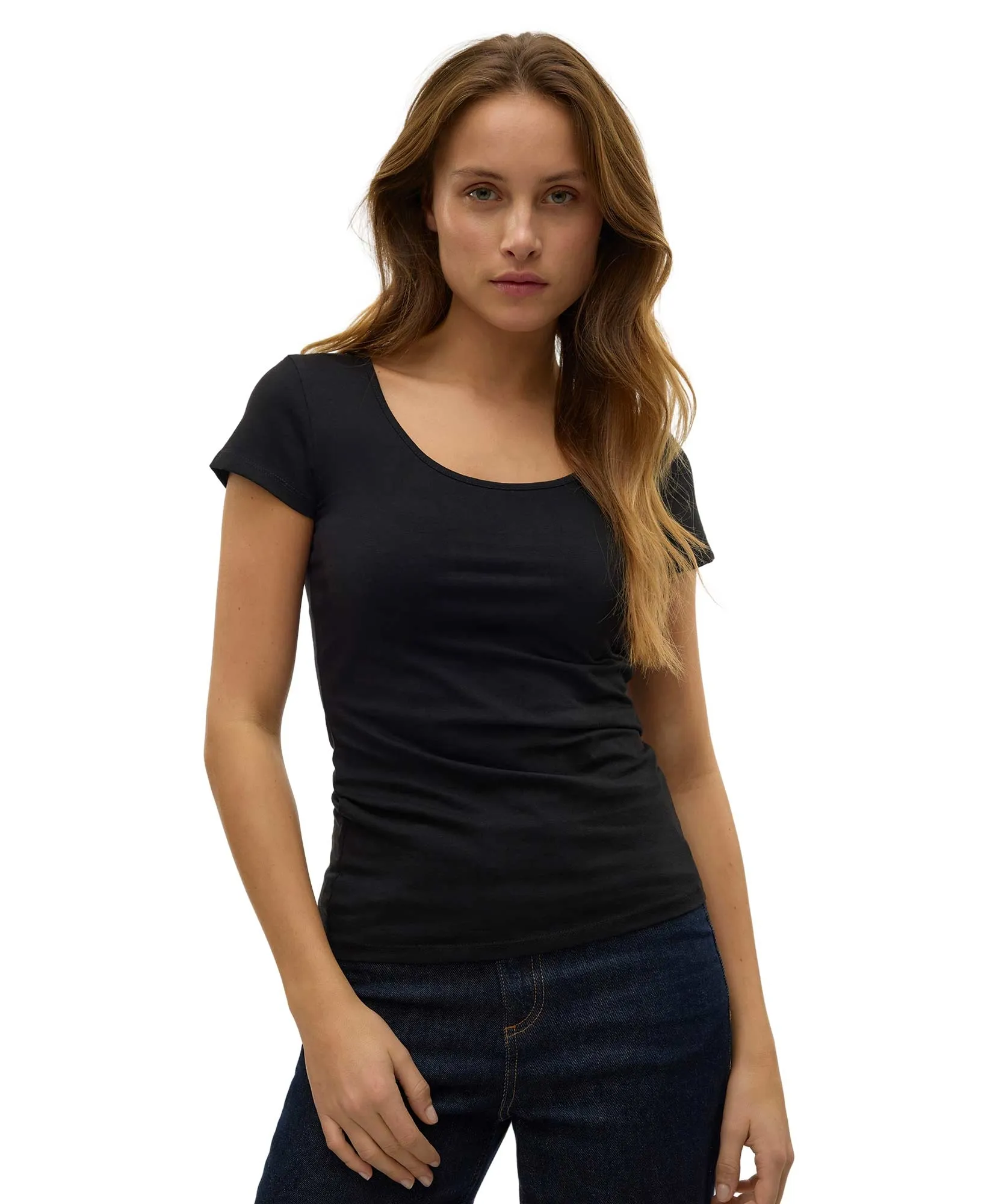 Vero Moda T-Shirt Maxi My Soft in Black