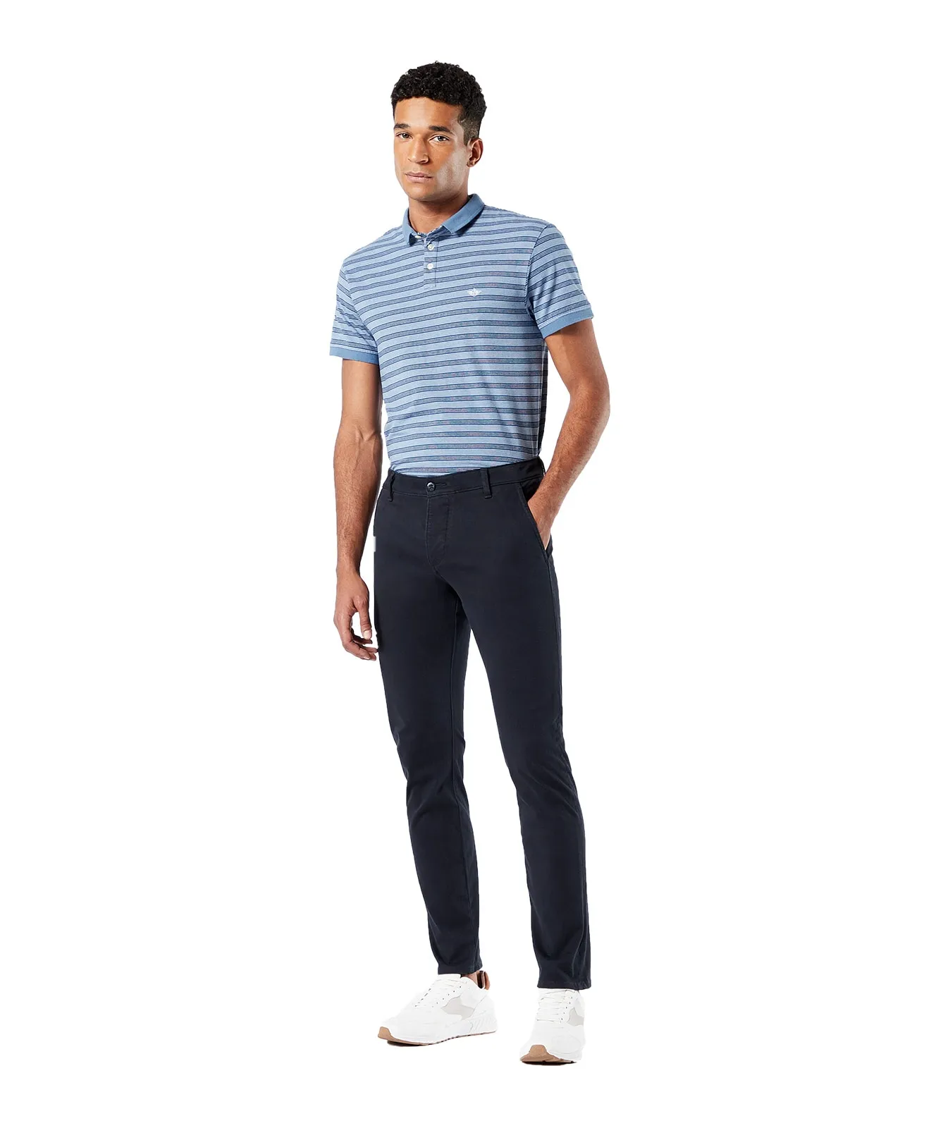 Dockers Chino Hose Supreme Flex Skinny in Dockers Navy