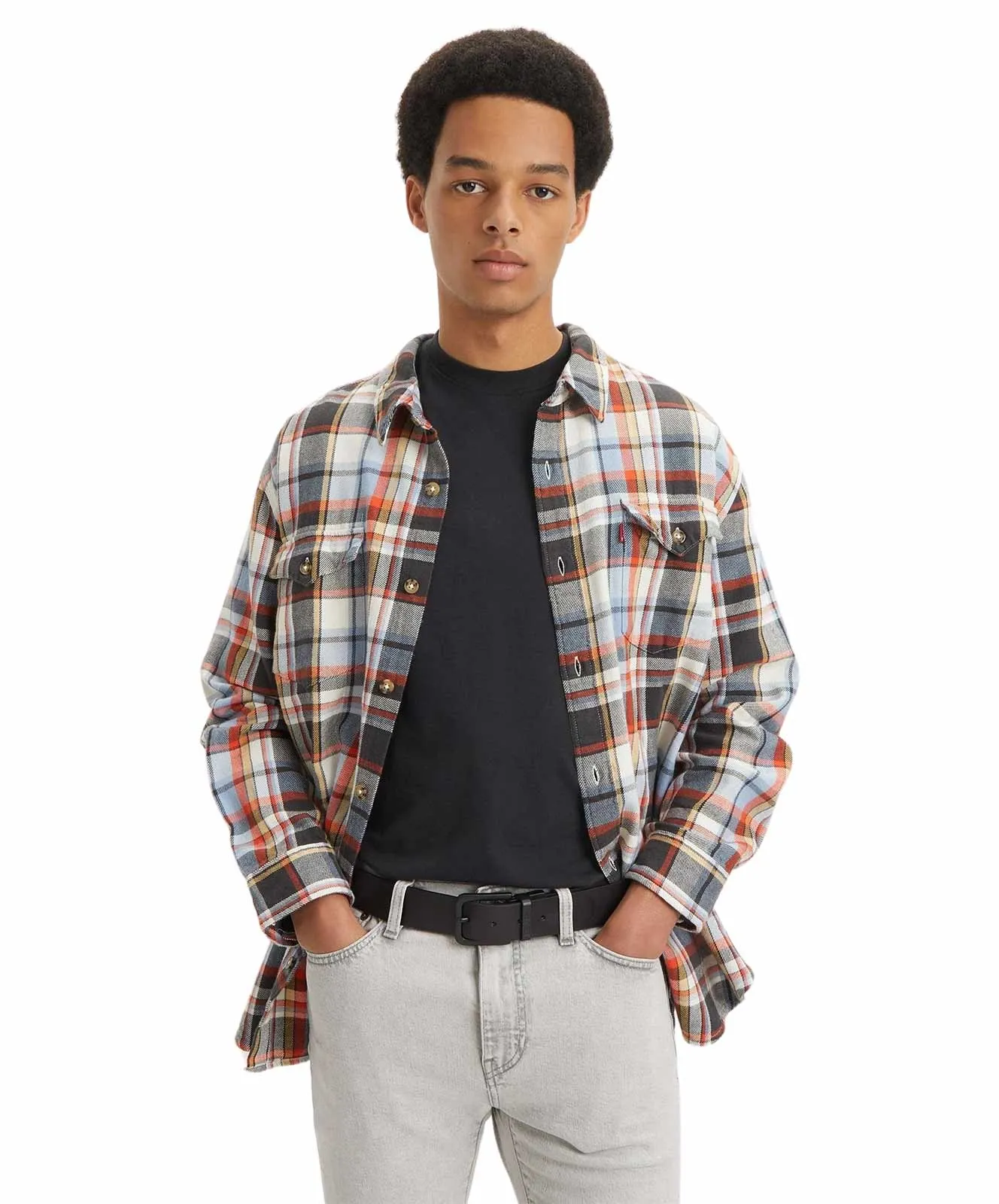 Levi's Herren Wendegurt Reversible aus Leder