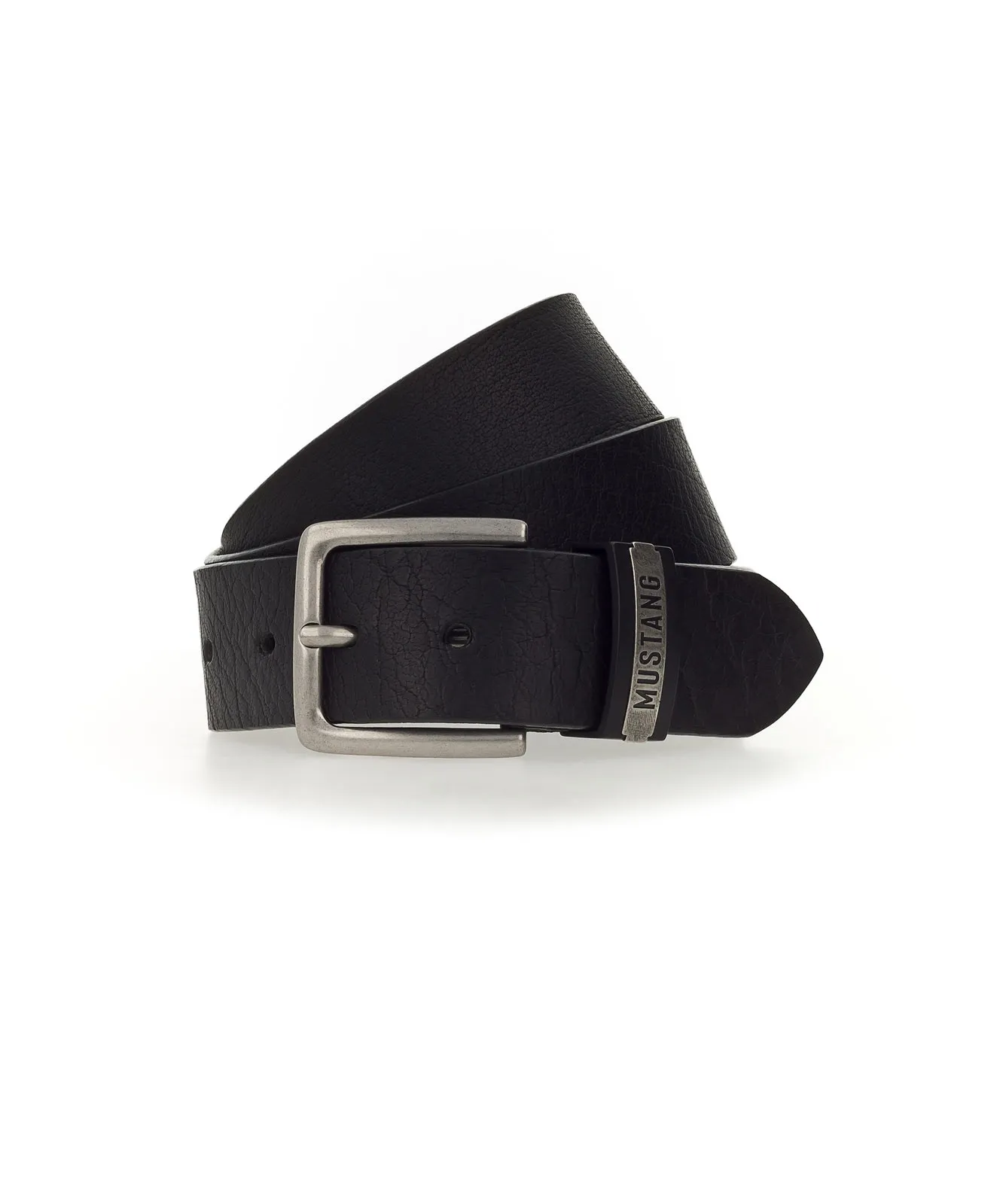 Mustang Ledergürtel 40 Mm Gürtel in Schwarz