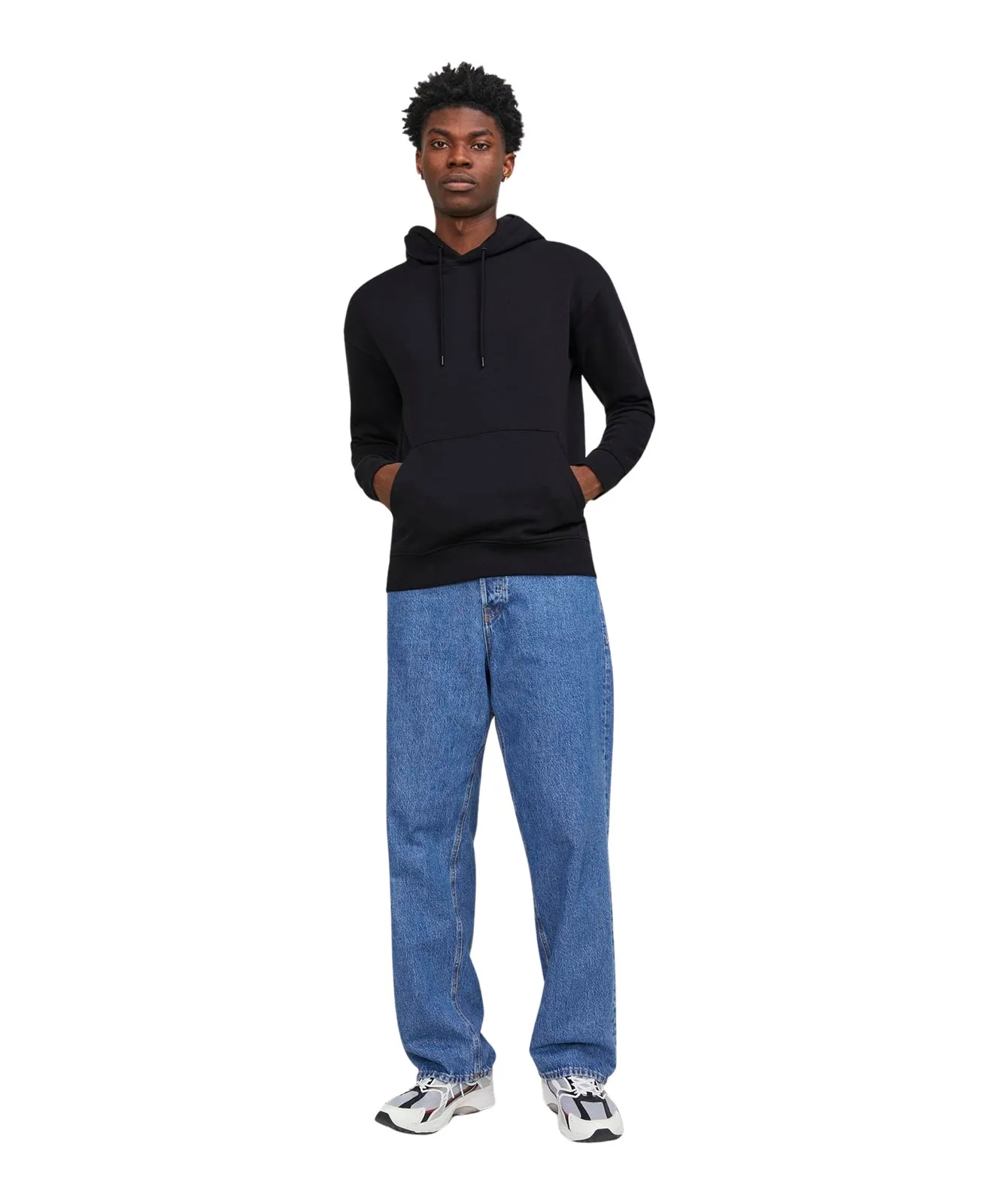 Jack & Jones Kapuzenpullover Star Basic Sweat Hood in Black