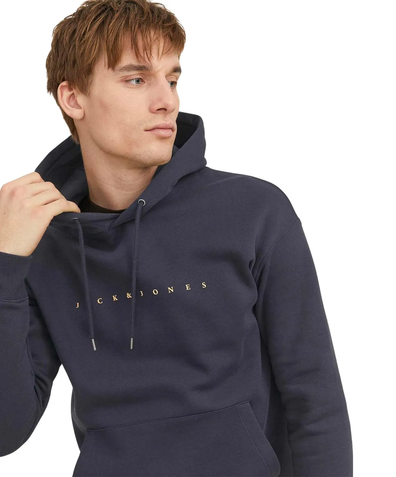 Jack & Jones Kapuzenpullover Star Sweat Hood in Dark Navy