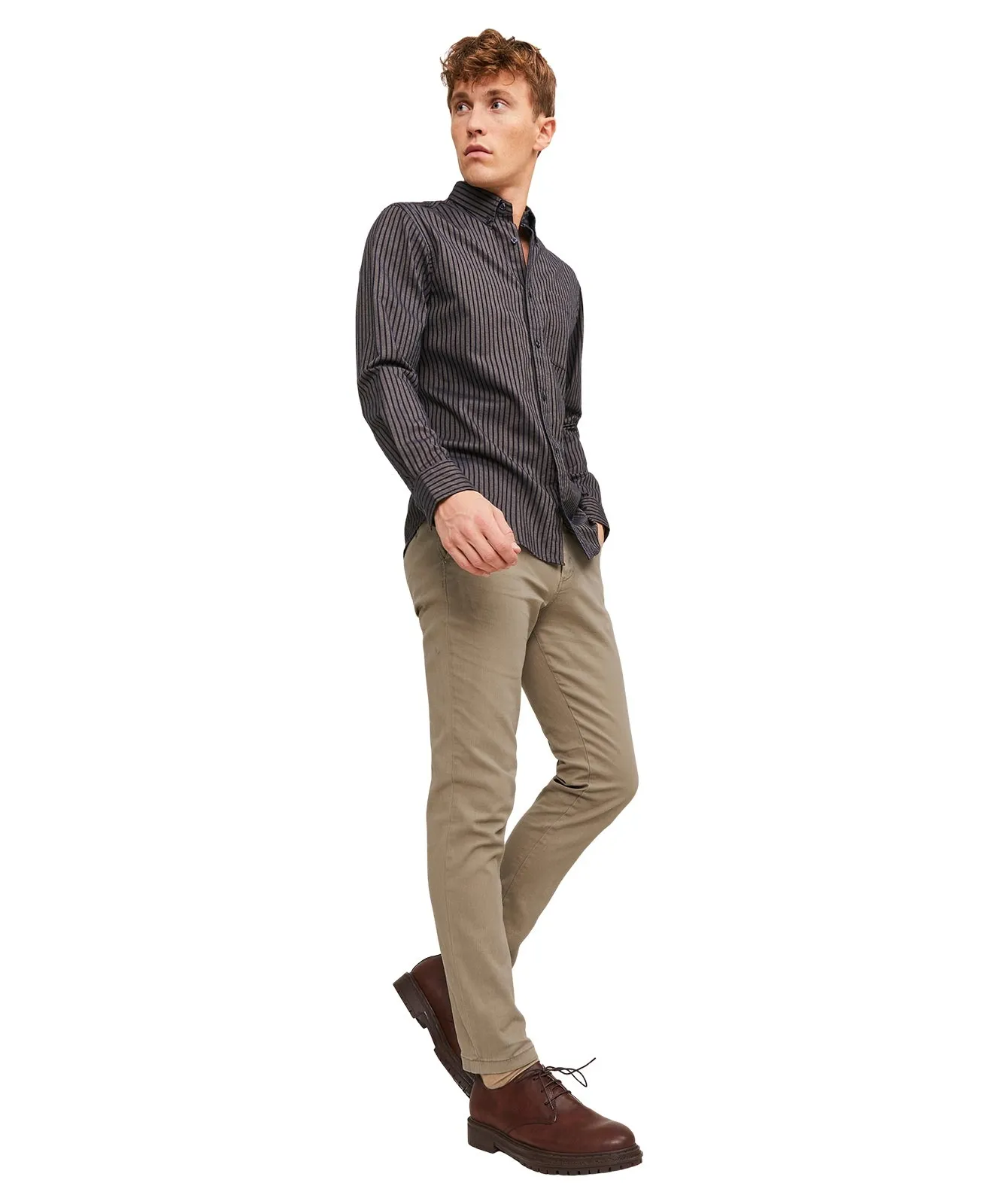 Jack & Jones Chino Hose Marco Dave in Beige