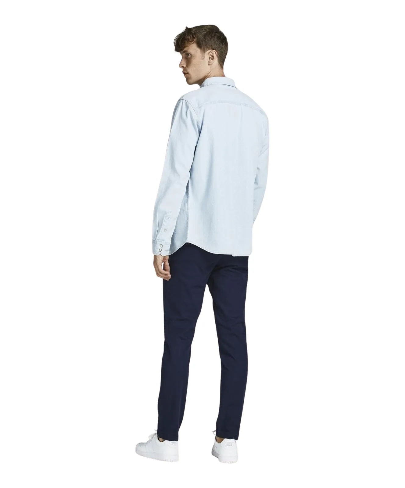 Jack & Jones Chino Hose Marco Dave in Navy Blazer