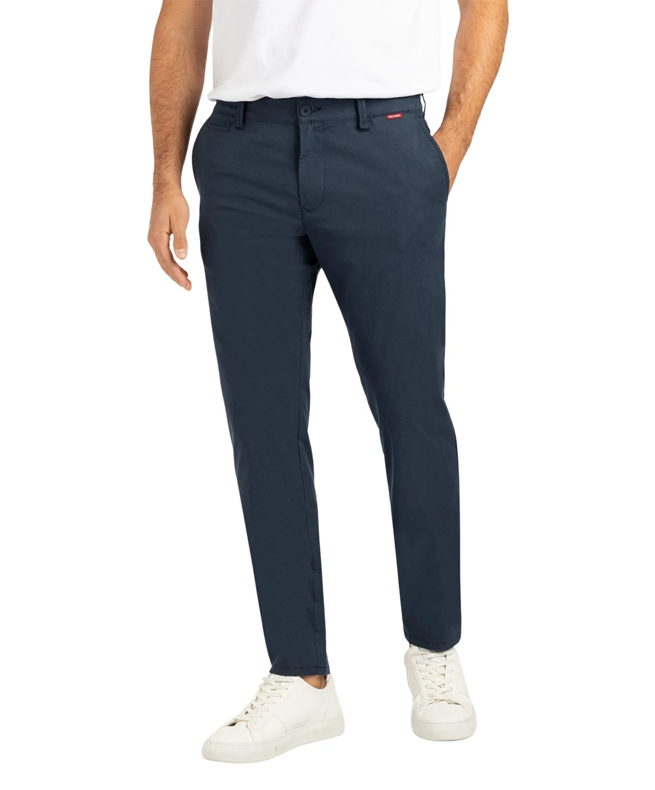 MAC Chino Hose Lennox Printed in Nautic Blue