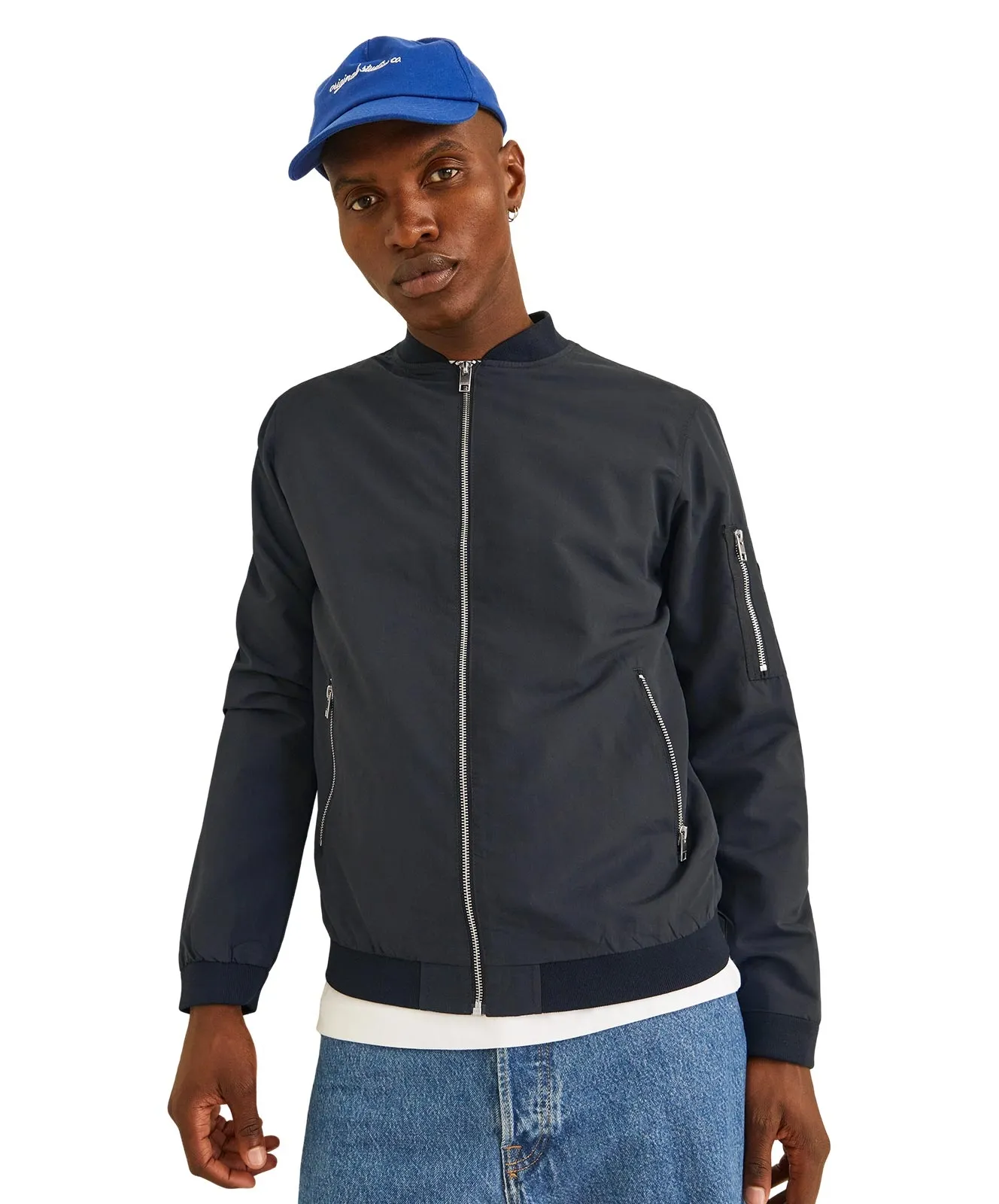 Jack & Jones Bomberjacke Rush Bomber in Black