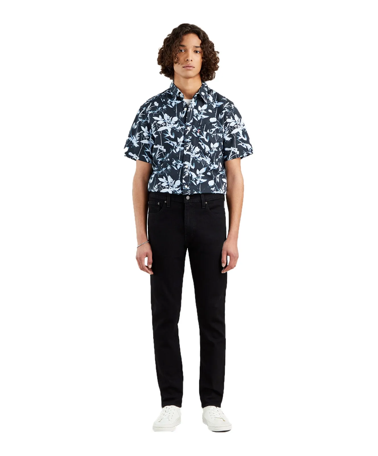 Levis Skinny Jeans 510 Skinny in Black Leaf