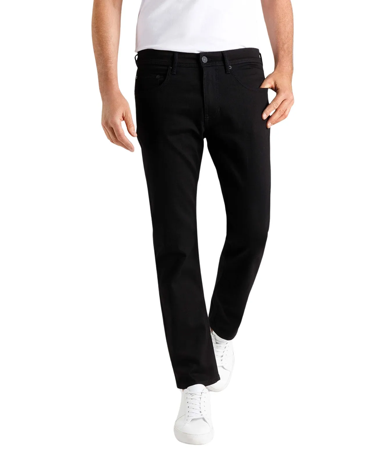 MAC Straight Jeans Arne in Stay Black Black