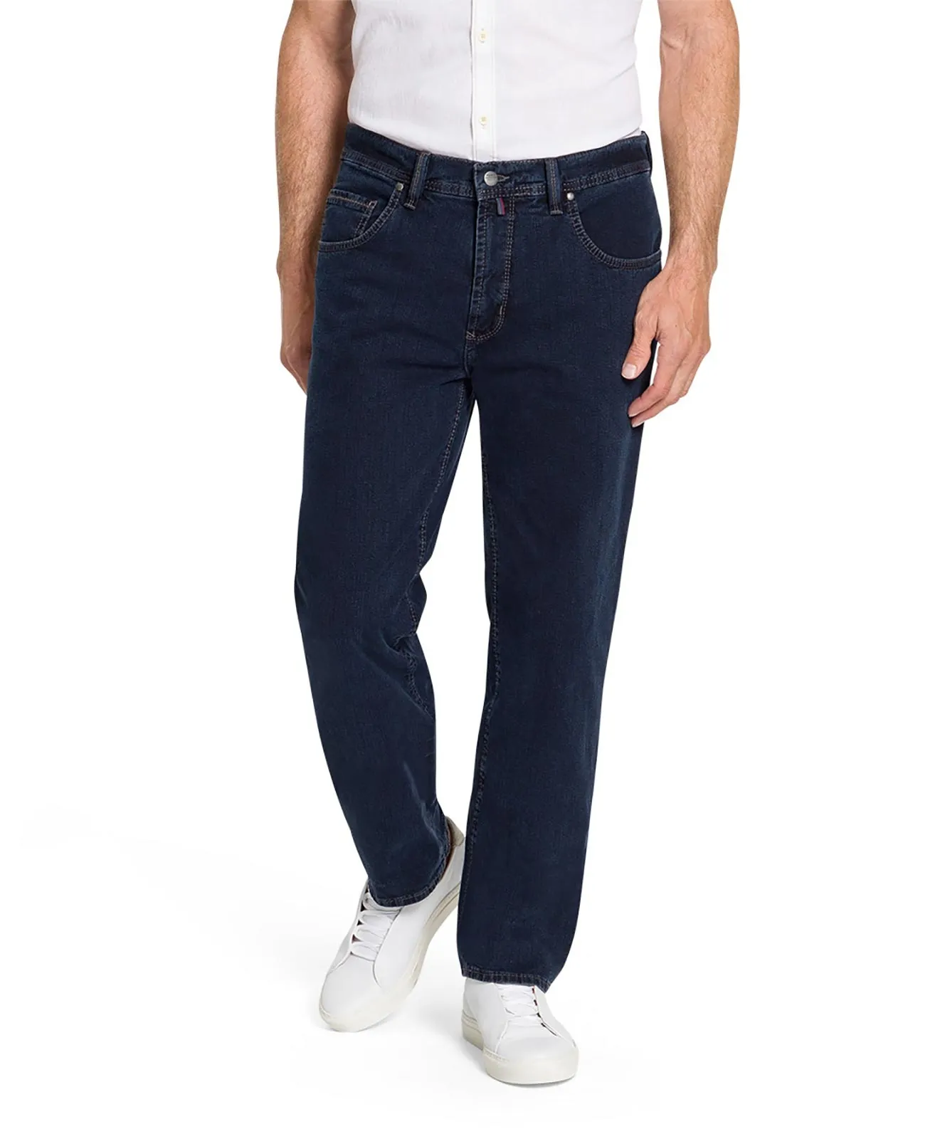 Pioneer Loose Fit Jeans Peter 1600 in Dark Blue Stonewash