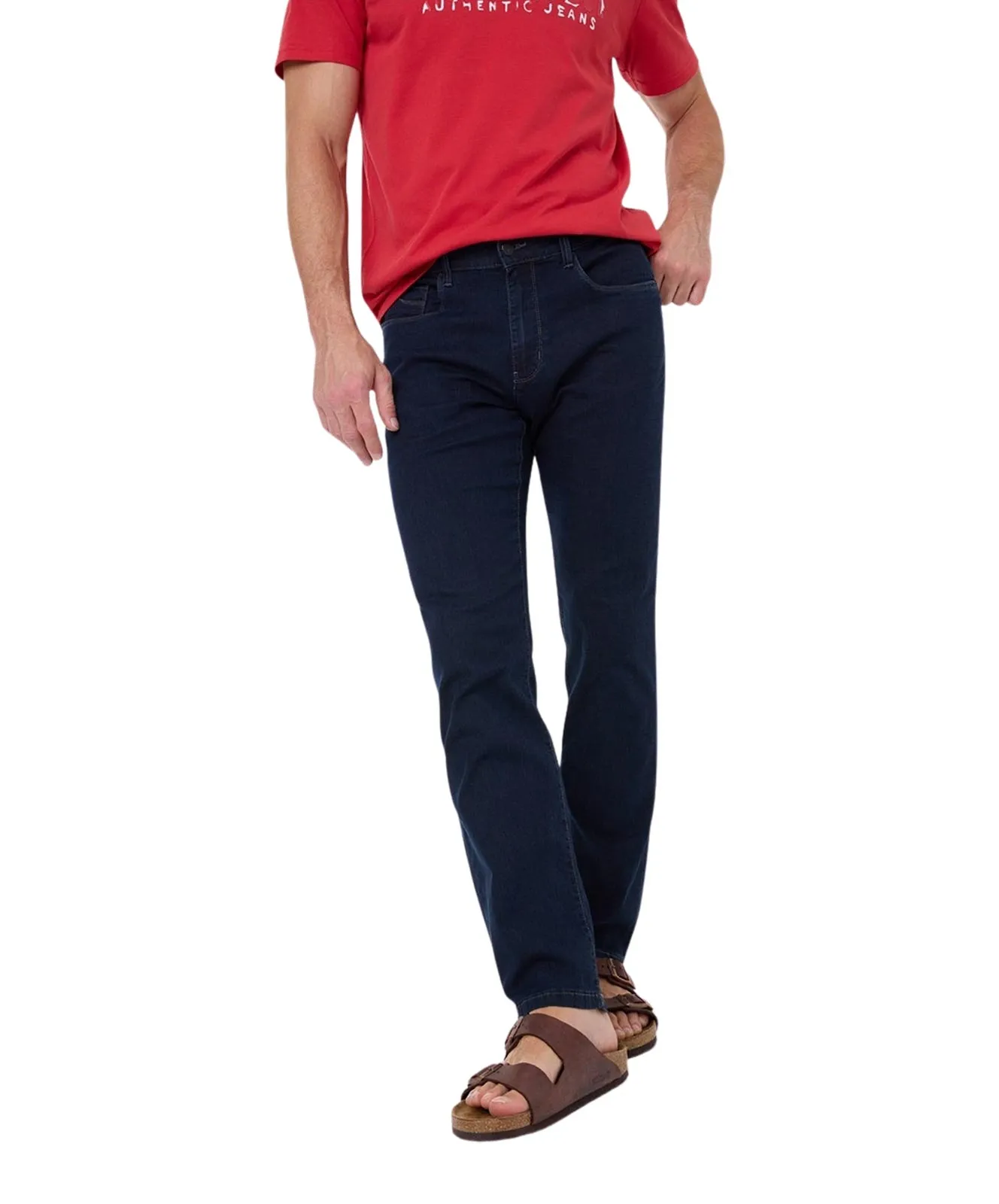 Pioneer Straight Jeans Eric in Black Black