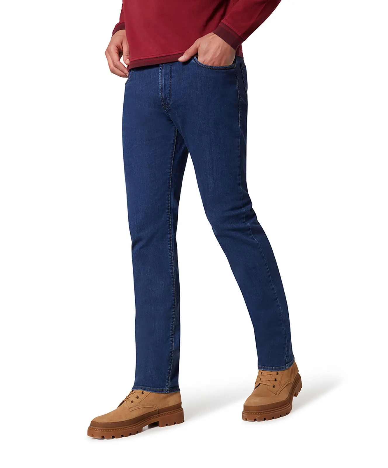 Pioneer Straight Jeans Thomas 1601 in Blue Stonewash