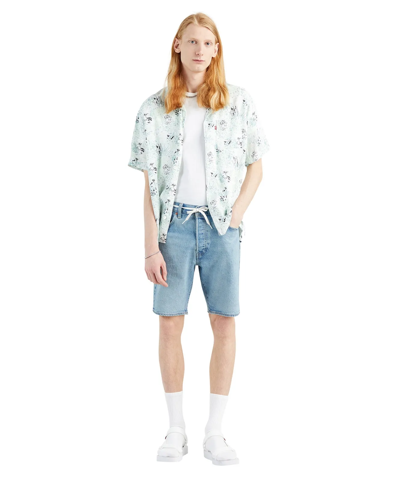 Levis Jeans Shorts 501 Shorts Hemmed in Mountain Life