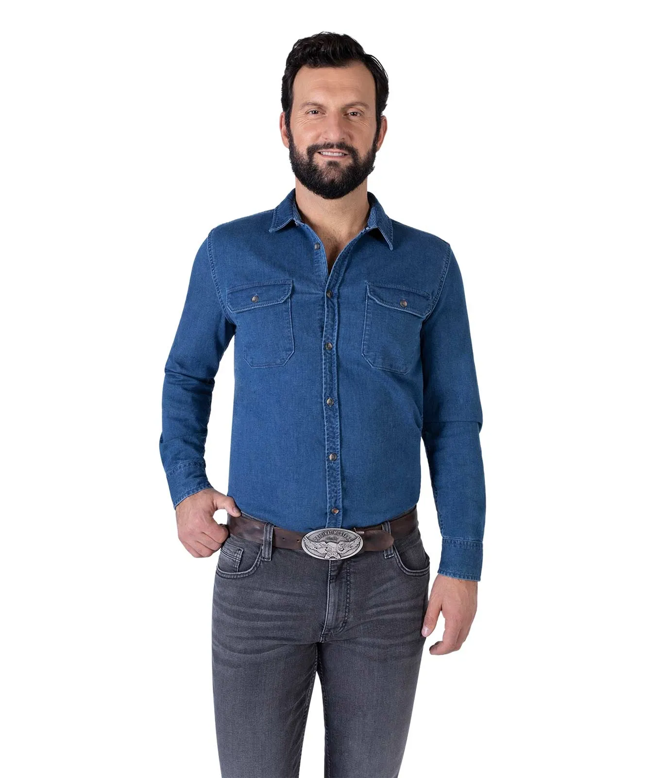 Mustang Koppelgürtel 40 Mm Gürtel MG2069R13 in Dark Brown