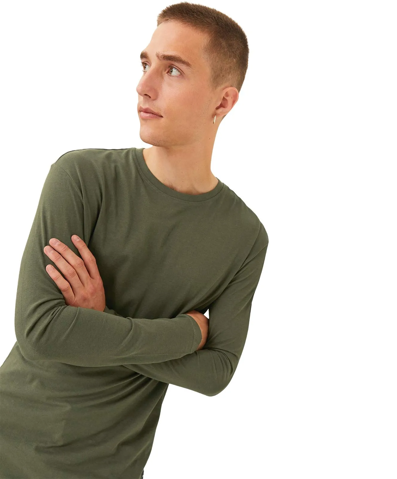 Jack & Jones Langarmshirt Noa Tee O-Neck in Forest Night