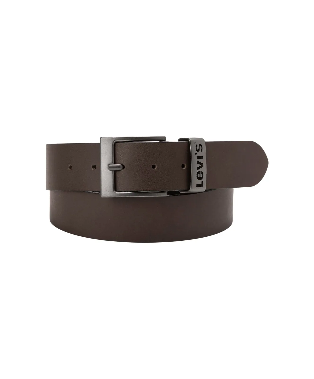 Levis Ledergürtel Ashland Metal in Brown