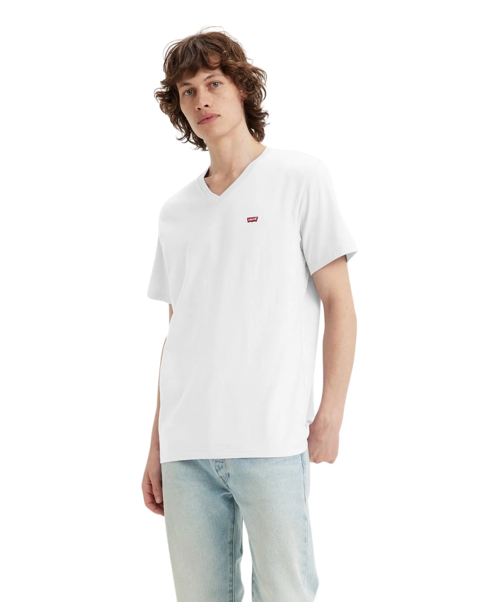 Levis T-Shirt Original Housemark in White