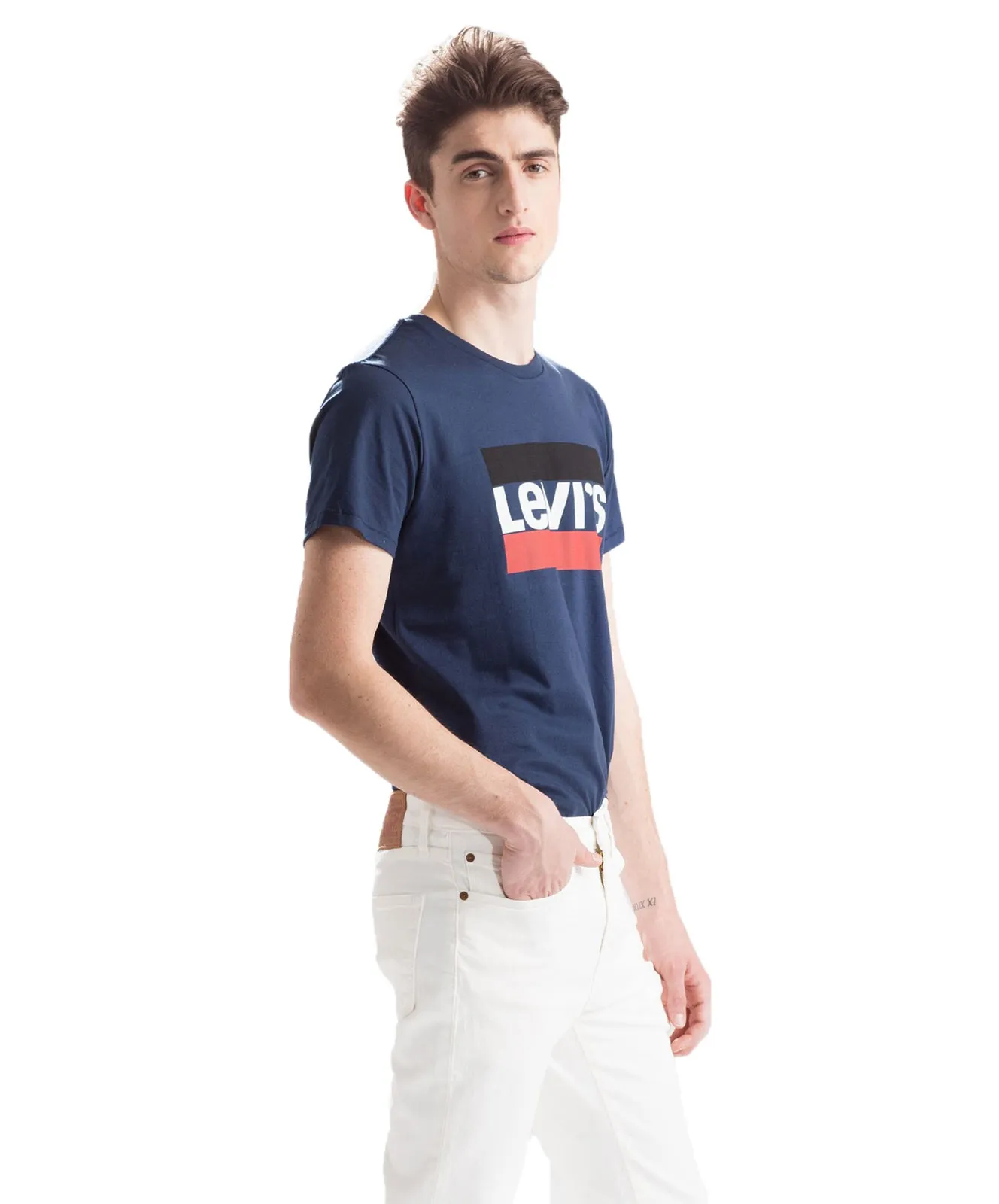 Levis Logoshirt Sportswear Logo Tee in Blue Dress Blues