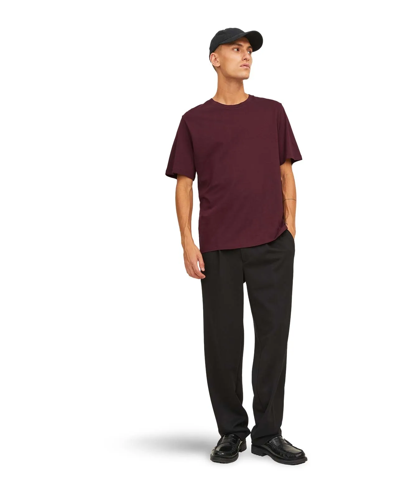 Jack & Jones T-Shirt Organic Basic Tee in Port Royale