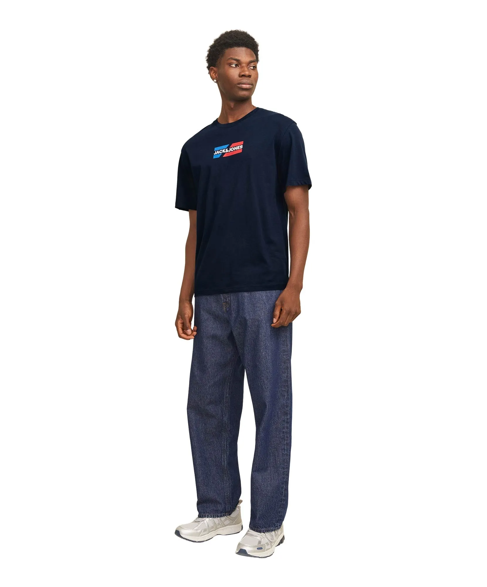 Jack & Jones Logoshirt Graphic Tee in Sky Captian