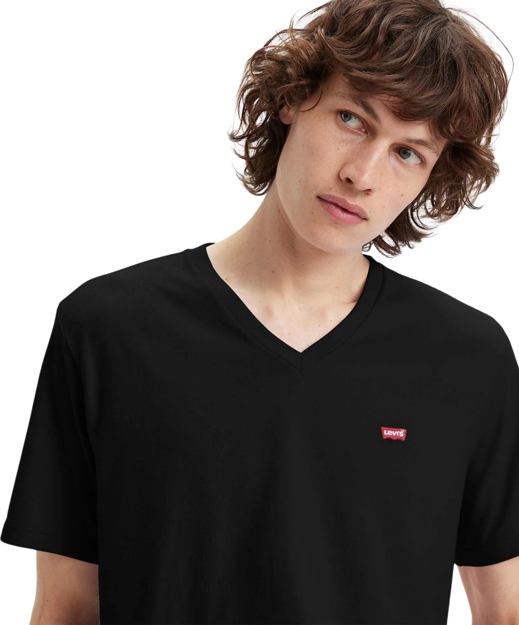 Levis T-Shirt Original Housemark Tee in Mineral Black