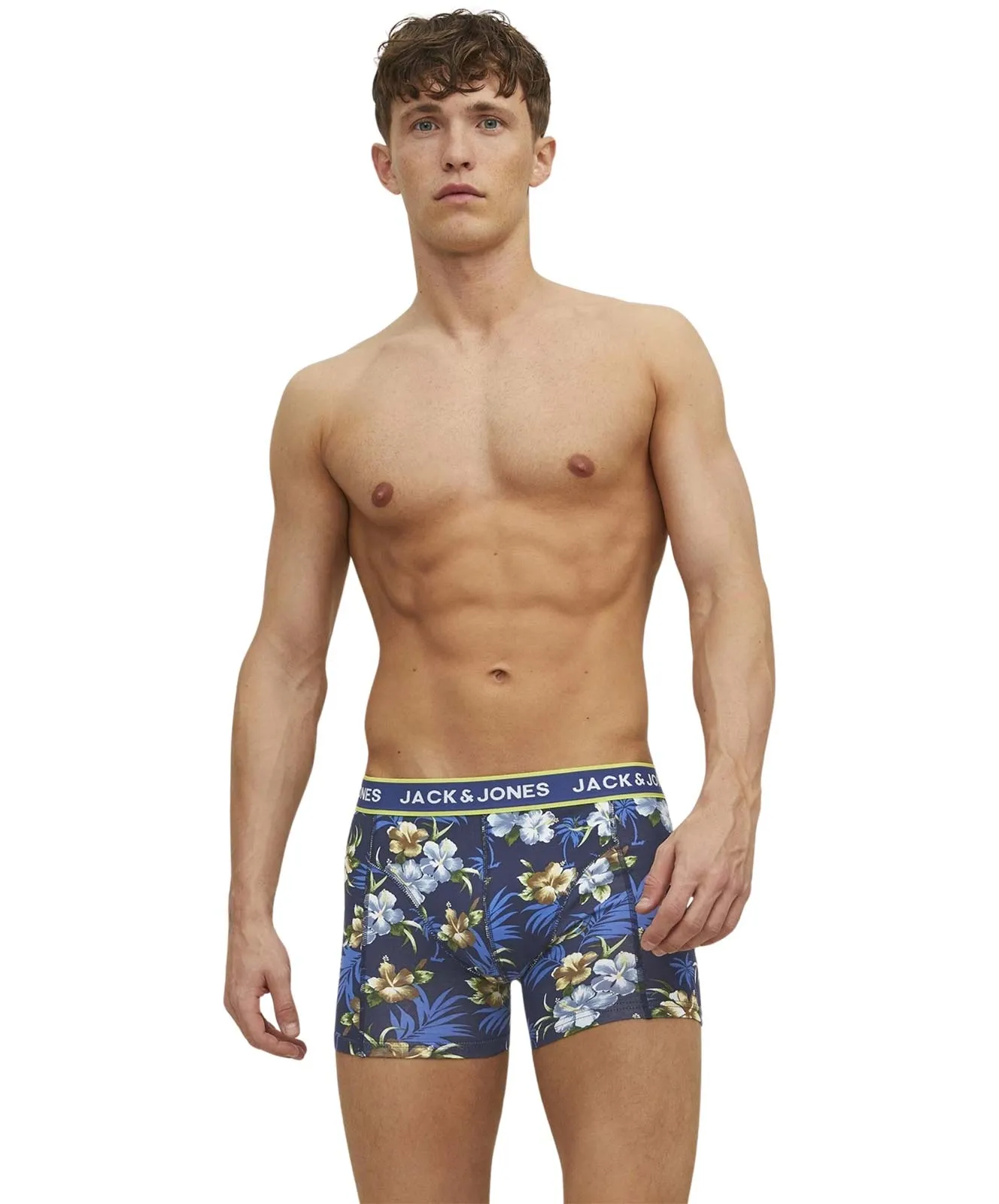 Jack & Jones Boxershorts Flower im 3er Pack