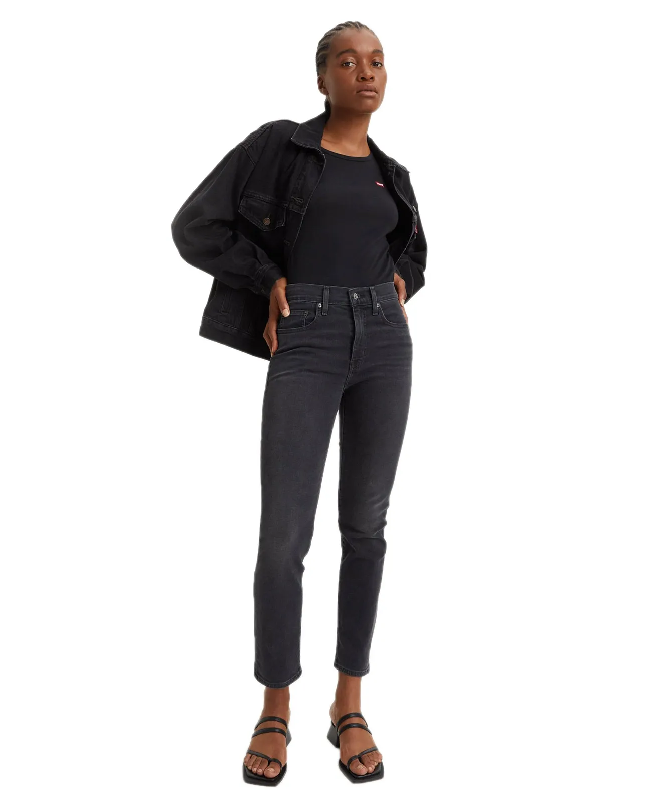 Levis Mom Jeans 724 High-Waisted Straight in Never Forget