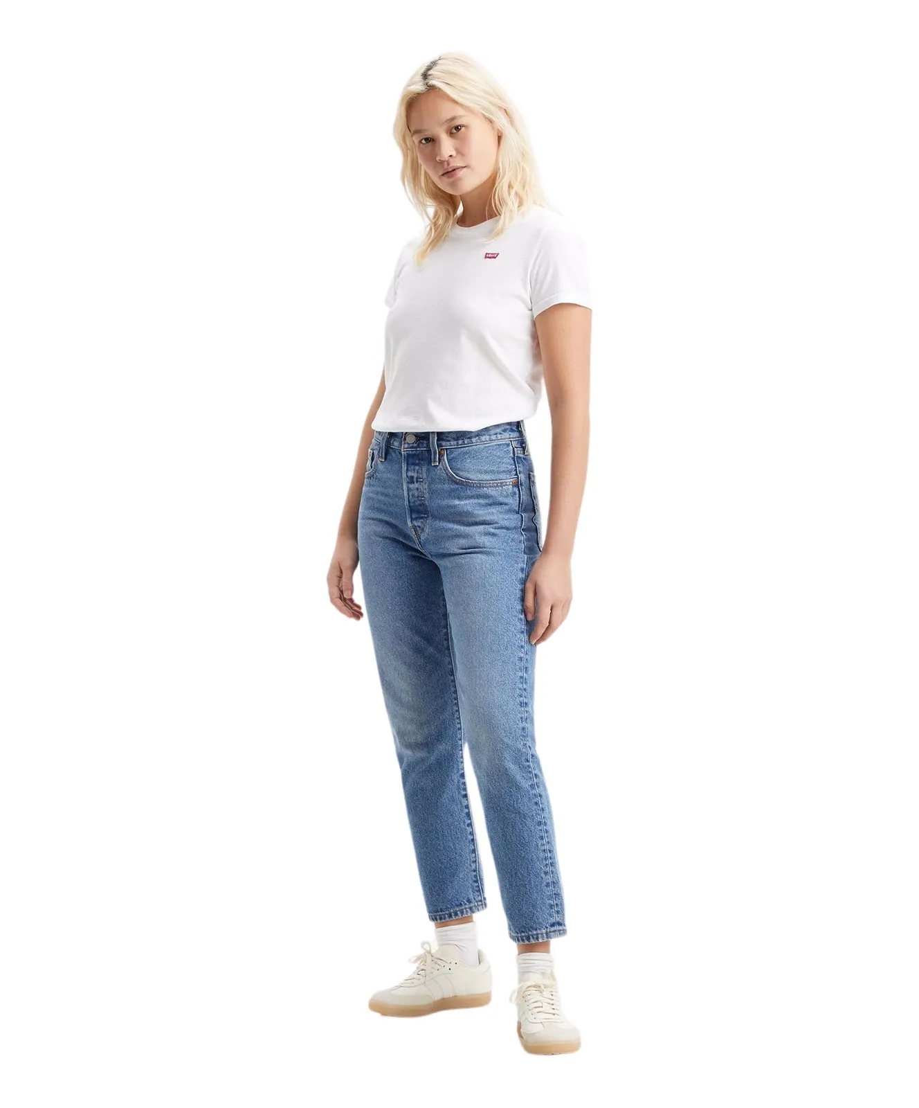 Levis Ankle Jeans 501 Crop in Must Be Mine
