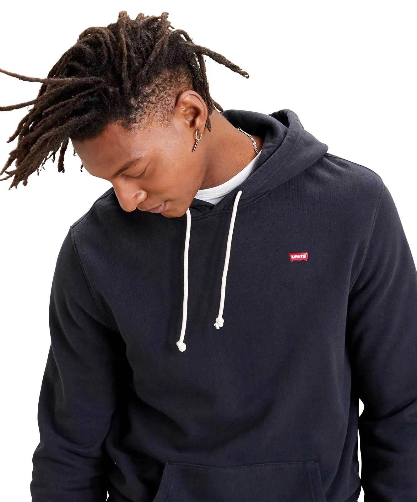 Levis Kapuzenpullover Original Housemark Hoodie in Mineral Black