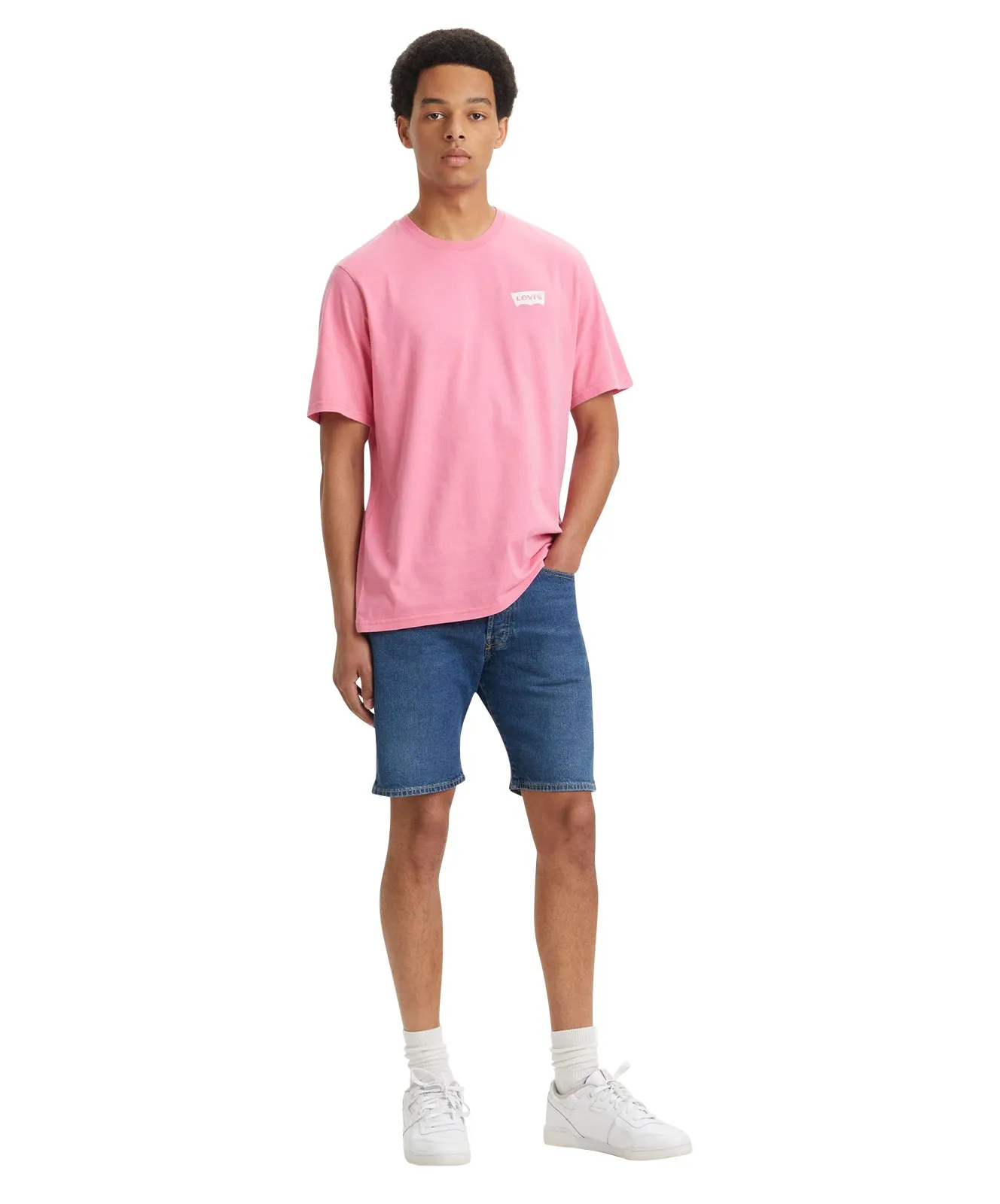 Levis Jeans Shorts 501 Shorts Hemmed in Bleu Eyes Break