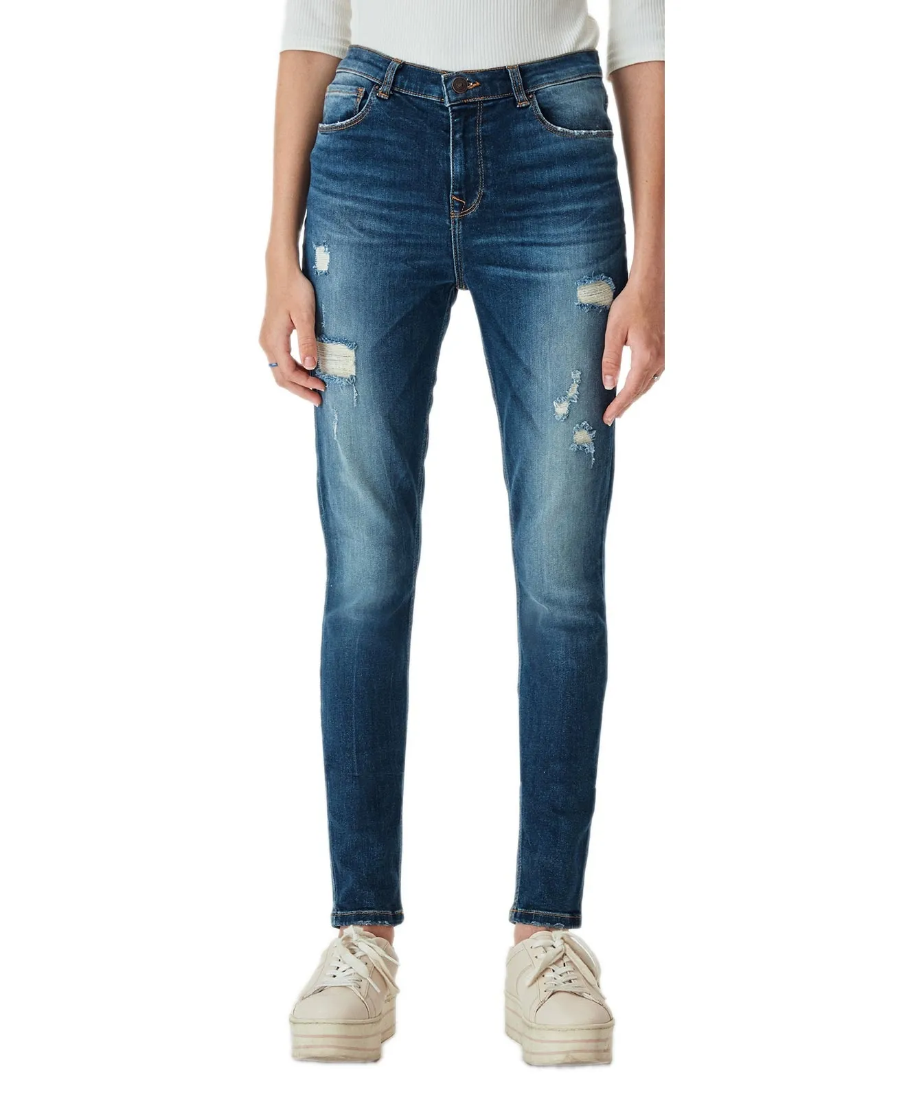 LTB High Waisted Jeans Amy in Jia Wash