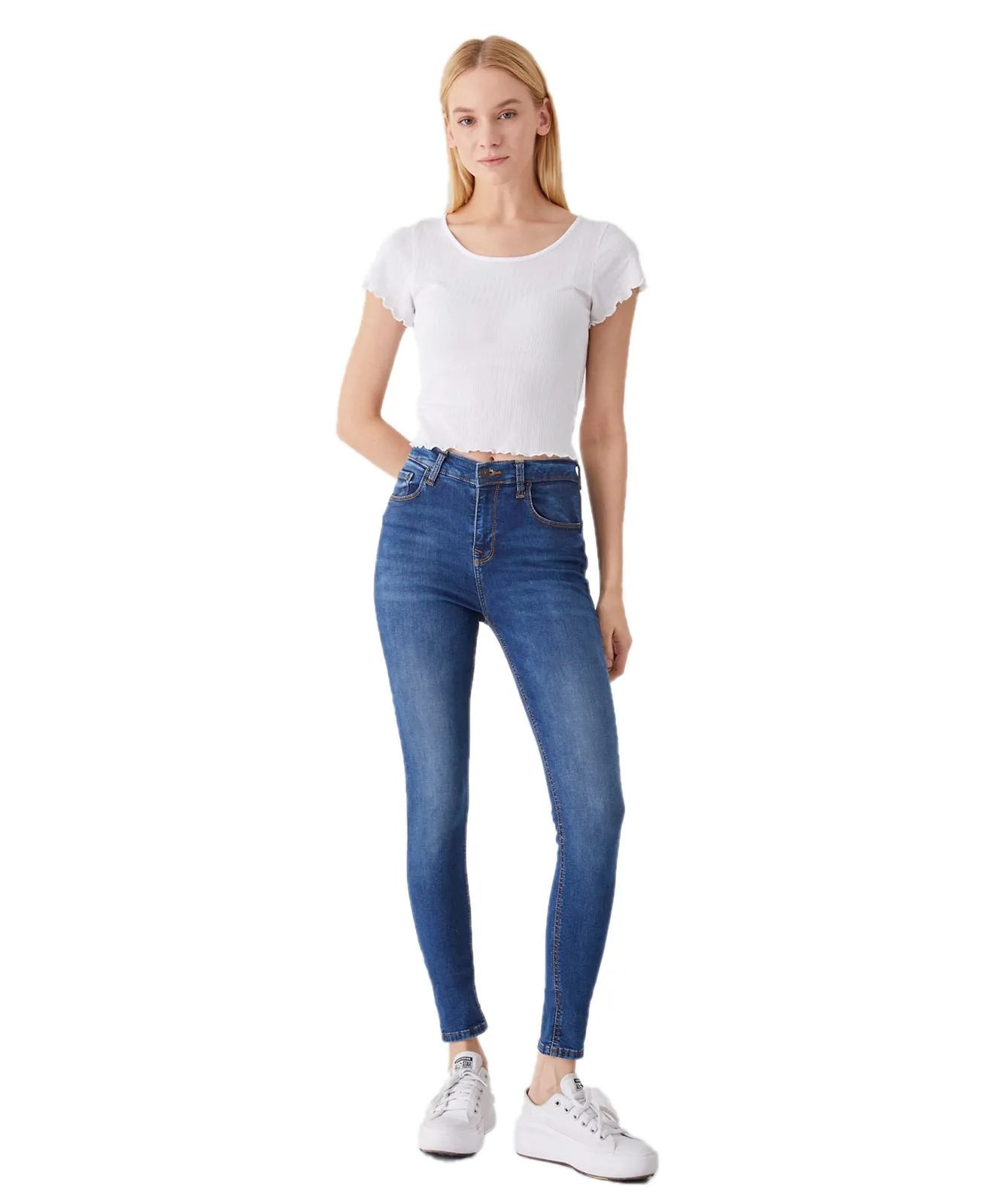 LTB High Waisted Jeans Amy X in Ikeda Wash