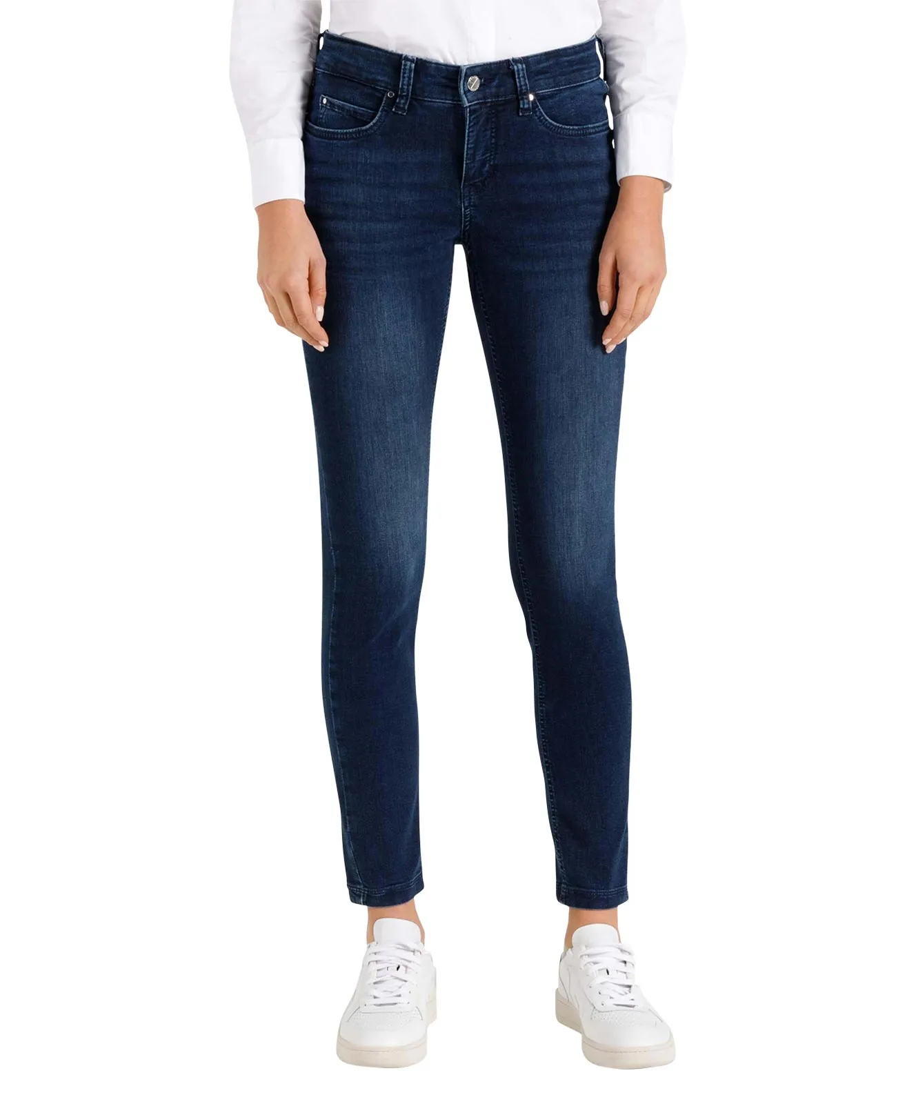 MAC Skinny Jeans Dream Skinny Authentic in Basic Slight Used Blue