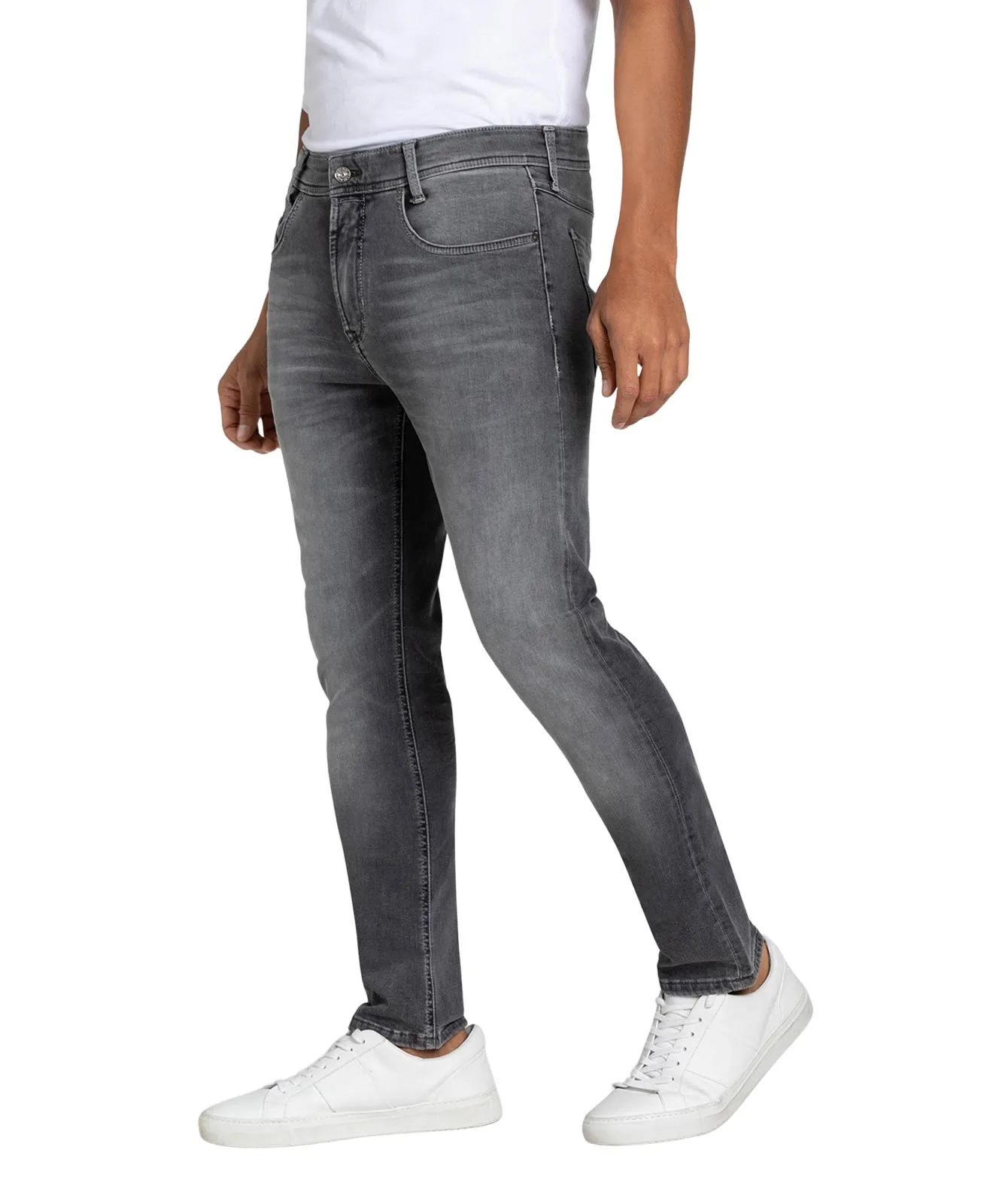 MAC Slim Fit Jeans Ultimate Driver Jeans in 3D Black Authentic Wash