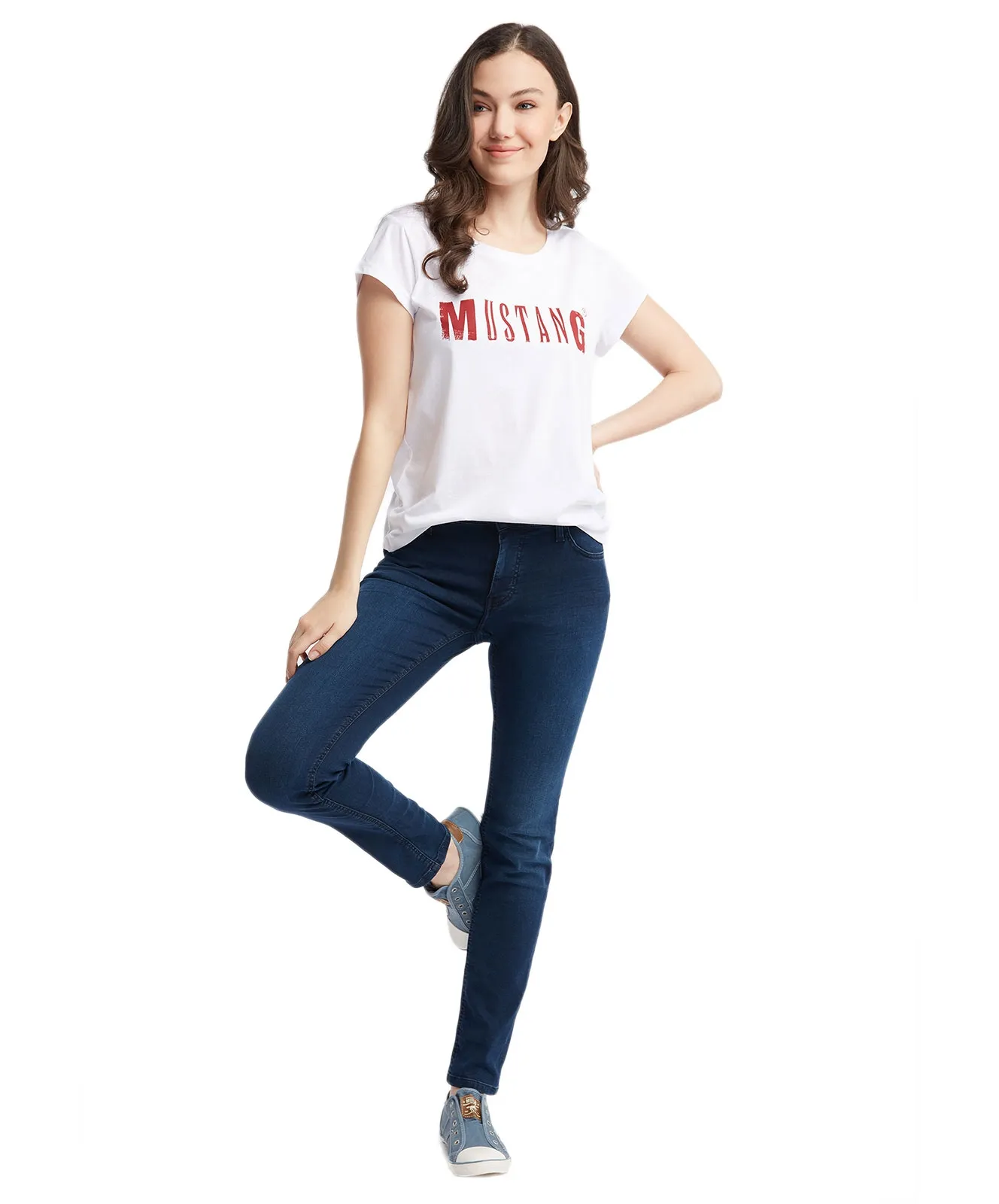 Mustang Slim Fit Jeans Sissy Slim in Stone Washed