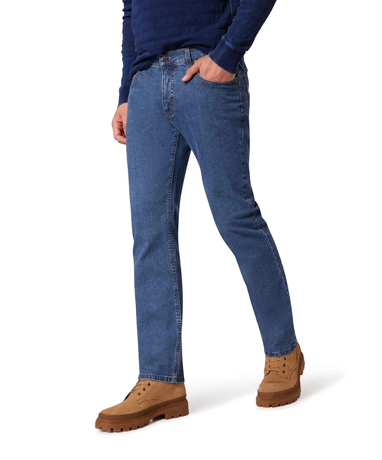 Pioneer Stretch Jeans Ron in Blue Stonewash