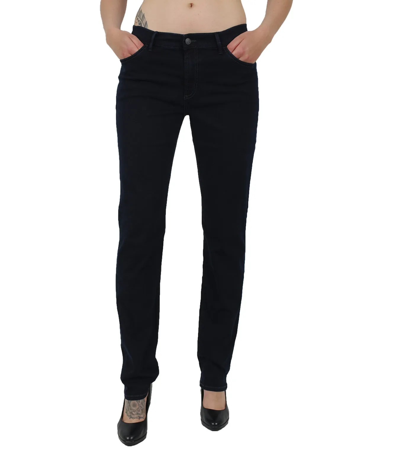 Pioneer Straight Jeans Kate in Blue/Black