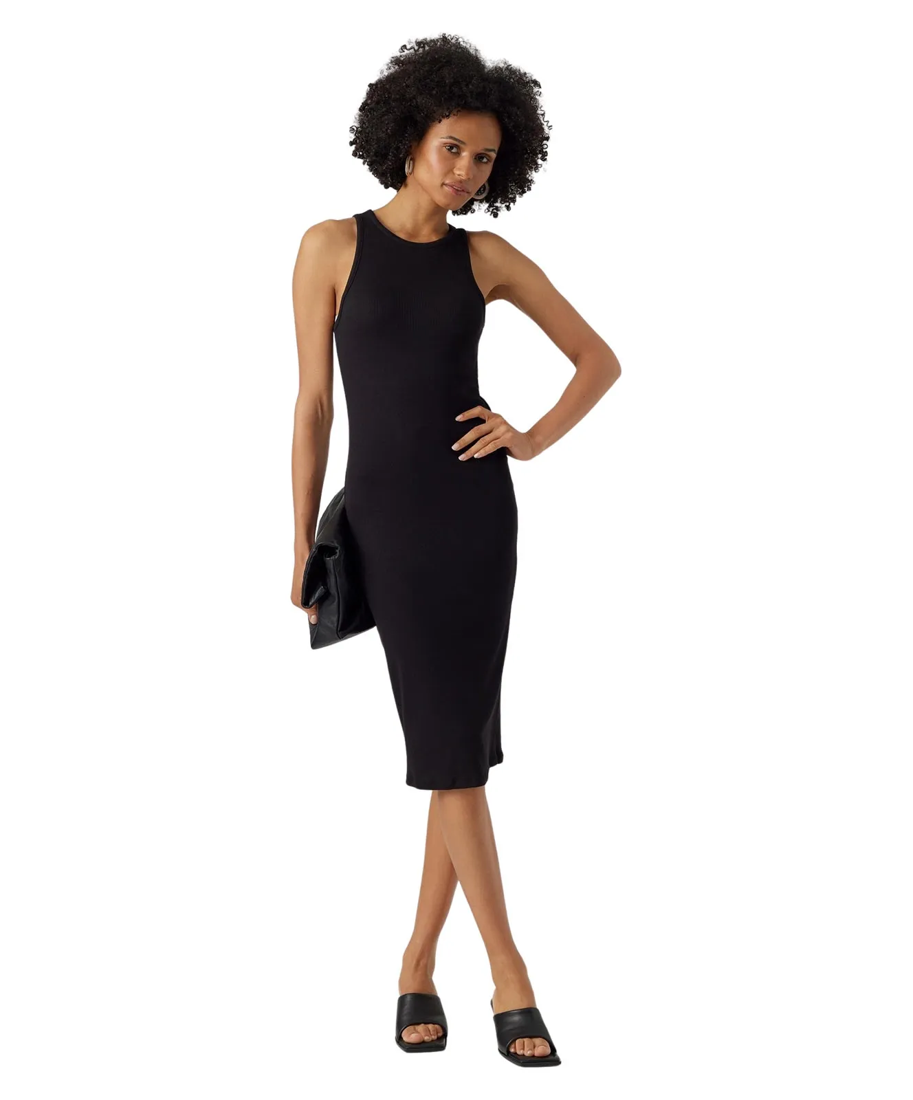 Vero Moda Neckholder Kleid Roma in Schwarz