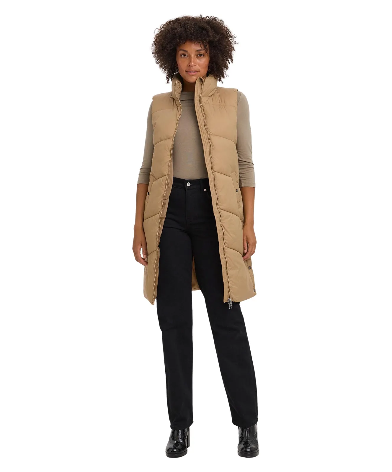 Vero Moda Weste Uppsala Curve in Tigers Eye