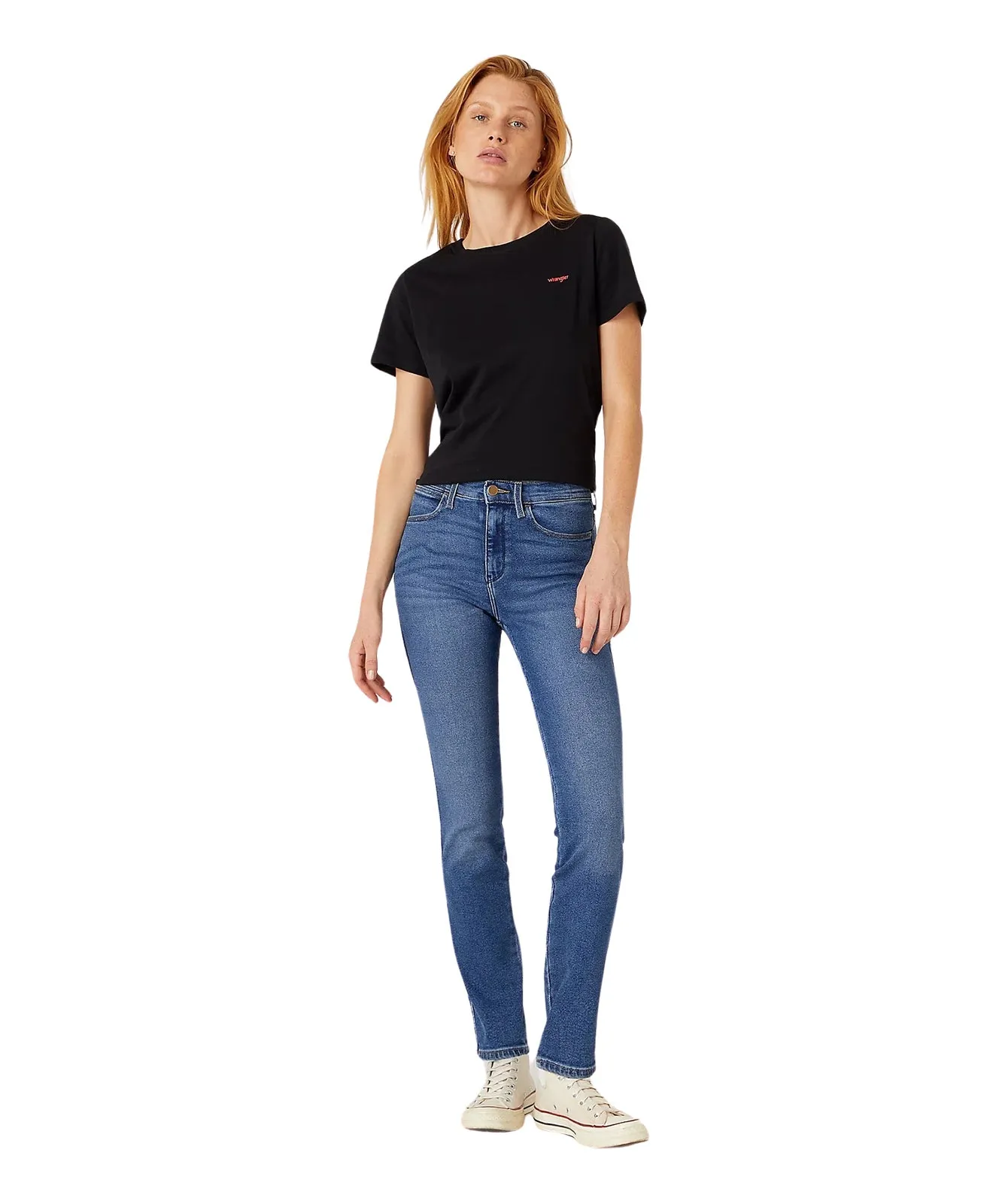 Wrangler Slim Fit Jeans Body Bespoke Slim in Airblue